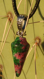 Ruby Fushite Pendulum Pendant