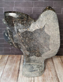 Medium Fossil Statue C - Rear View Gypsy Gems & Jewelry GGandJ.com