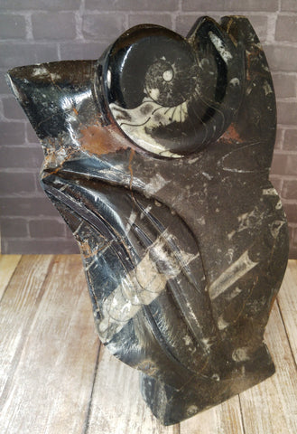 Medium Fossil Statue E - Front View Moroccan Abstract Art Gypsy Gems & Jewelry GGandJ.com