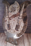 Large Statue B - Side View Moroccan Abstract GGandJ.com Ammonite Orthoceras Art