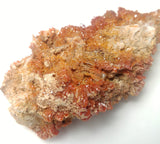 Vanadinite on Barite Crystal Specimen