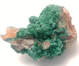 Rough Malachite on Barite