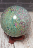 Indian Ruby Fushite Sphere
