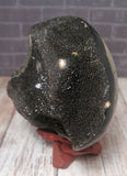 GG&J Naturally Unique™ Black Druzy Septarian Freeform