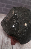 GG&J Naturally Unique™ Black Druzy Septarian Freeform