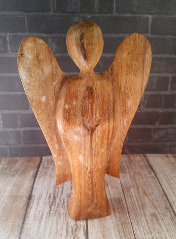 GG&J Naturally Unique™ Indonesian Wooden Angel