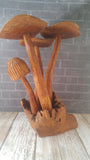 Handcarved Wood Mushroom from GGandJ.com