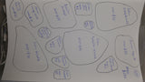 Gemstone Flat Identification Sheet