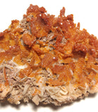 Moroccan Vanadinite on Barite