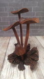 Wooden Mushroom Statue - Small
