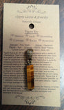 Tiger Eye Pendant with Brass Bail