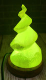 Selenite Lamp yellow