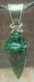 Natural Ruby Zoisite Pendulum Pendant