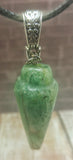 Green Aventurine Pendant Silver Bail