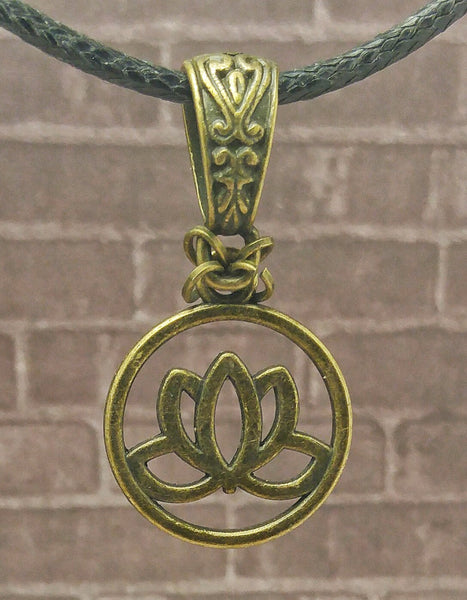 Lotus Pendant – Gypsy Gems & Jewelry