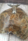 Heart shaped coral with whale figure ggandj.com