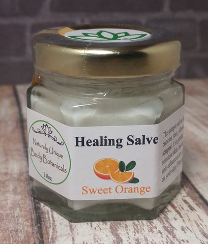 Gypsy Gems & Jewelry™ Naturally Unique Body Botanicals™ 1.8oz Sweet Orange Organic Healing Salve GGandJ.com