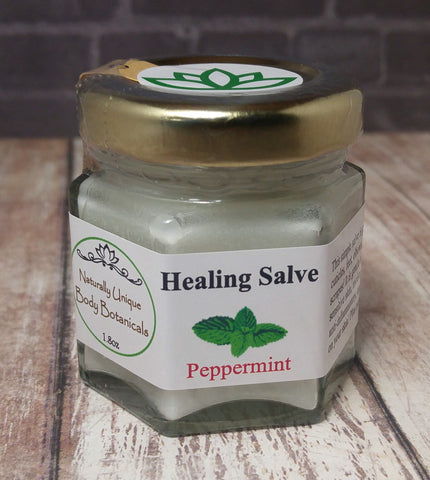 Gypsy Gems & Jewelry™ Naturally Unique Body Botanicals™ 1.8oz Peppermint Organic Healing Salve GGandJ.com