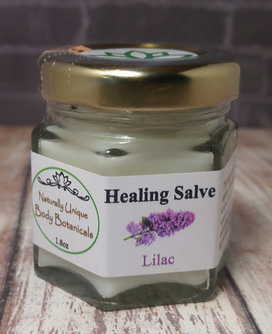 Gypsy Gems & Jewelry™ Naturally Unique Body Botanicals™ 1.8oz Lilac Organic Healing Salve GGandJ.com