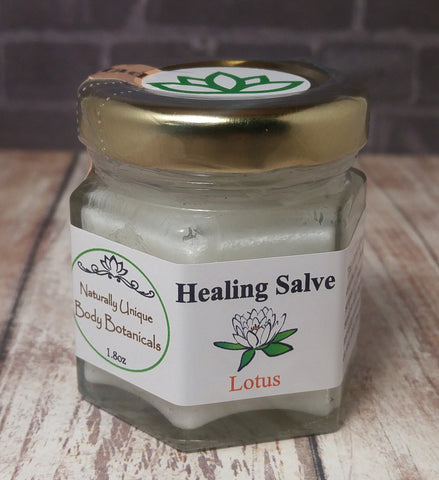 Gypsy Gems & Jewelry™ Naturally Unique Body Botanicals™ 1.8oz Lotus Organic Healing Salve GGandJ.com