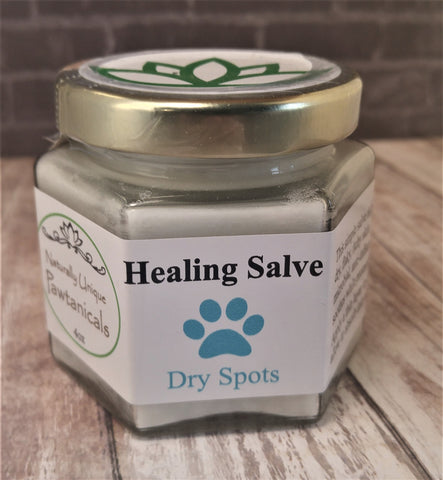 Dry Spot Care 4oz, Gypsy Gems & Jewelry™ Naturally Unique™ Pet Pawtanicals™ Salve, Pet Care, Organic Pet Products, Handmade Pet supplies, pet health, dog care, cat care, rabbit care