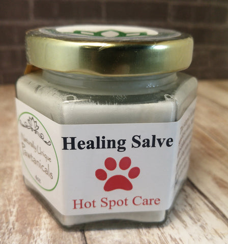 Gypsy Gems & Jewelry™ Naturally Unique Pawtanicals™ 4oz Hot Spot Care Organic Pet Care Healing Salve GGandJ.com