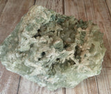 Natural green Prehnite with Epidote Gemstone Crystal from Morocco on GGandJ.com