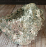 Natural green Prehnite with Epidote Gemstone Crystal from Morocco on GGandJ.com