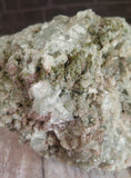 Natural green Prehnite with Epidote Gemstone Crystal from Morocco on GGandJ.com