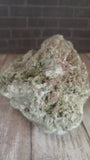 Natural green Prehnite with Epidote Gemstone Crystal from Morocco on GGandJ.com