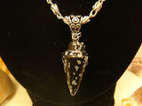 Obsidian Snowflake Necklace