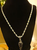 Obsidian Snowflake Necklace