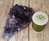 Amethyst Crystal Gemstone GGandJ.com with size reference