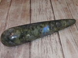 Natural Iridescent Gemstone Labradorite Wand from Madagascar