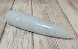 blue gemstone wand on simple background ggandj.com