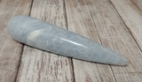blue gemstone wand on simple background ggandj.com