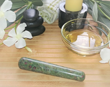 Spa Towel massage Oil gemstone wand Relax Therapeutic Luxury Flower Healing Candle Ruby Zoisite