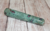 Ruby Zoisite wand from India