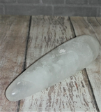 Handcrafted Massage wand Natural Clear Quartz Gypsy Gems & Jewelry