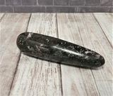 Rhodonite wand from Madagascar black and pink Gypsy Gems & Jewelry