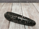 Rhodonite wand from Madagascar black and pink Gypsy Gems & Jewelry