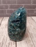 Natural Blue Apatite from Madagascar Cut Base Free form Gemstone tower Gypsy Gems & Jewelry