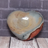 Hand carved jasper heart natural gemstone gift idea ggandj.com gypsy gems & jewelry naturally unique