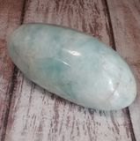 Teal and white gemstone from Madagascar