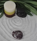 Spa Towel massage Oil gemstone wand Relax Therapeutic Luxury Flower Healing Candle Rhodonite