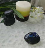 Spa Towel massage Oil gemstone wand Relax Therapeutic Luxury Flower Healing Candle Labradorite