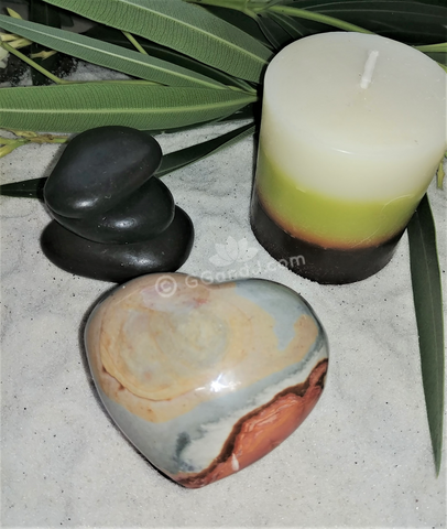 Spa Luxury Relax Reiki Energy Healing Meditation Natural Gemstone Mineral Gypsy Gems & Jewelry GGandJ.com Jasper