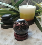 Rhodonite Sphere