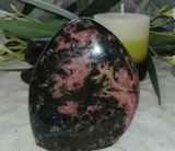 Spa Luxury Relax Reiki Energy Healing Meditation Natural Gemstone Mineral Gypsy Gems & Jewelry GGandJ.com Rhodonite
