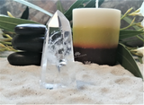 Spa Towel massage Oil gemstone Obelisk Relax Therapeutic Luxury Flower Healing Candle Clear Quartz